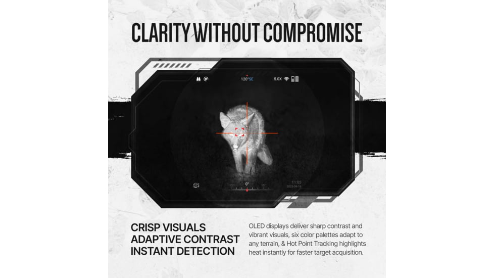 ATN ThOR 6 Mini Compact 3-24x50mm Thermal Rifle Scope