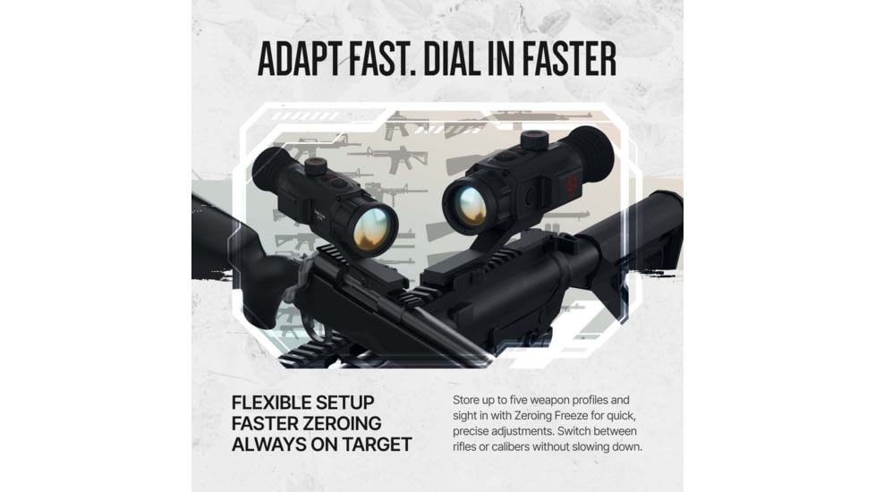 ATN ThOR 6 Mini Compact 3-24x50mm Thermal Rifle Scope