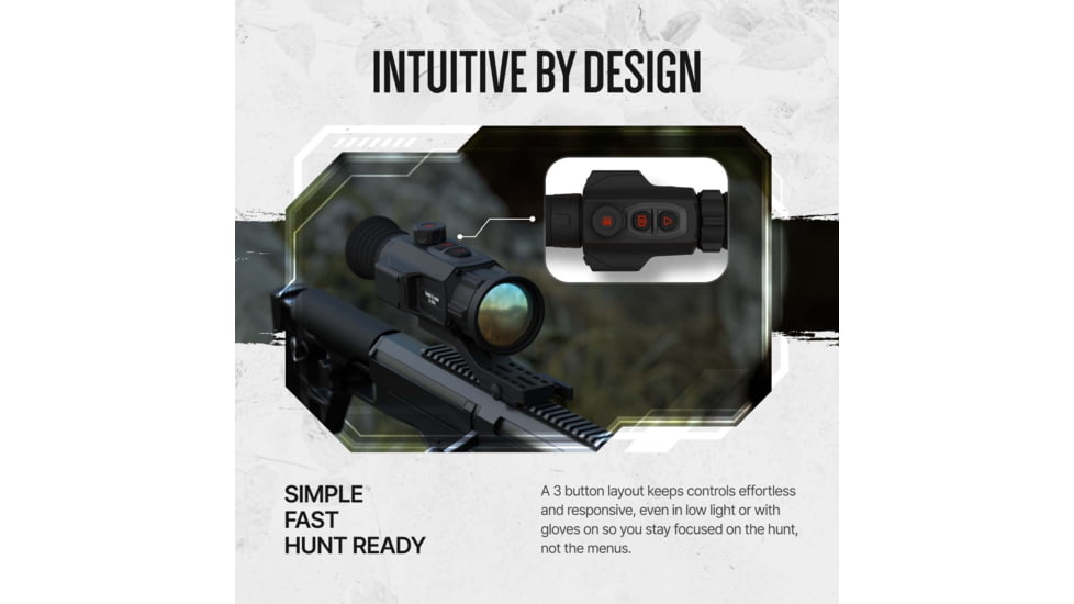 ATN ThOR 6 Mini Compact 3-24x50mm Thermal Rifle Scope