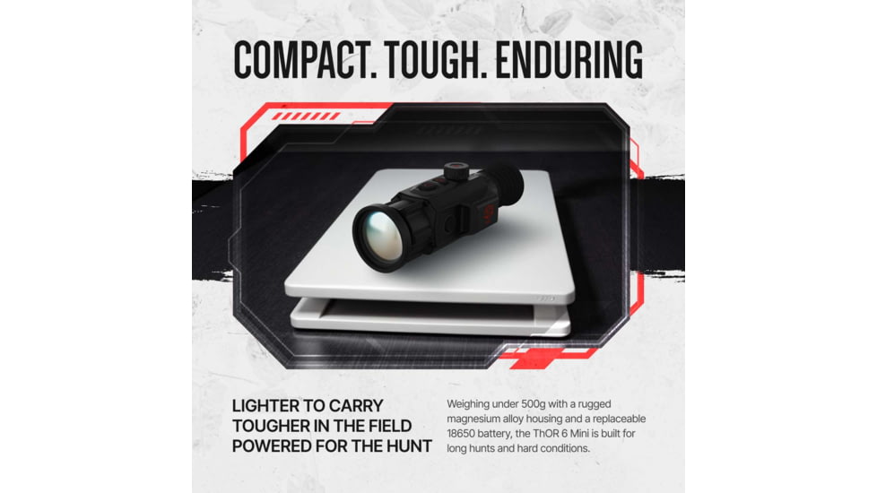 ATN ThOR 6 Mini Compact 3-24x50mm Thermal Rifle Scope