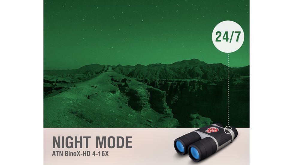 ATN BinoX-HD 4x Smart Day and Night Binocular w/ GPS DGBNBNHDX2