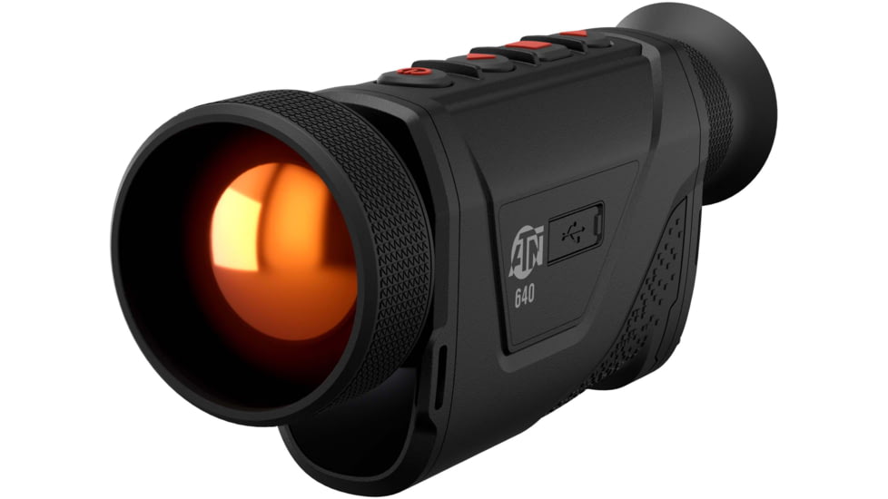 ATN BlazeHunter Pro 3.5-28x50mm Thermal Monocular, 50 Hz, 640x512, Black, TIMNBLH650LRF