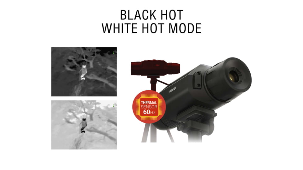 ATN OTS LT 160 4-8x Thermal Viewer, 25mm, 160x120, Black, TIMNOLT148X