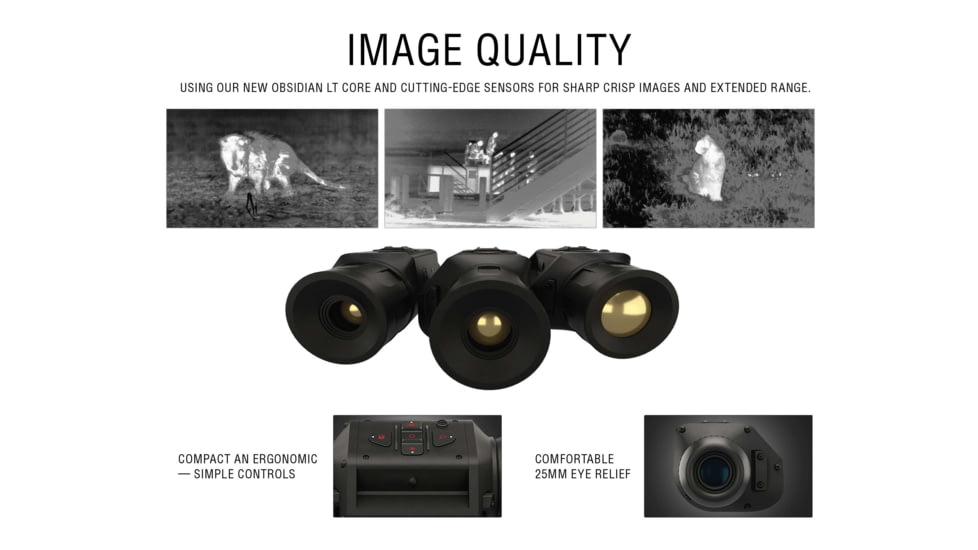 ATN OTS LT 160 4-8x Thermal Viewer, 25mm, 160x120, Black, TIMNOLT148X