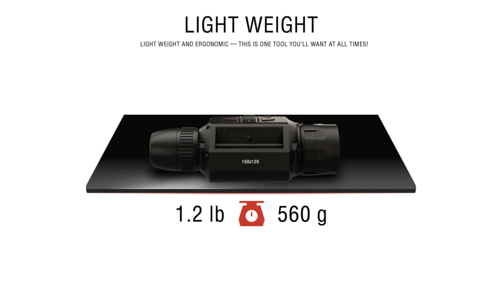 ATN OTS LT 160 4-8x Thermal Viewer, 25mm, 160x120, Black, TIMNOLT148X