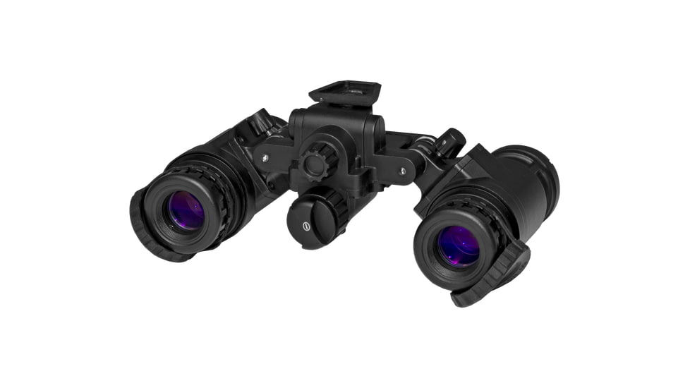 ATN PS31-2 Dual Tube Night Vision Goggle/Binocular BNVD 51 FOV, Gen 2+, 60-64lp/mm - P43 Green Phosphor, Black, NVGOPS3152G