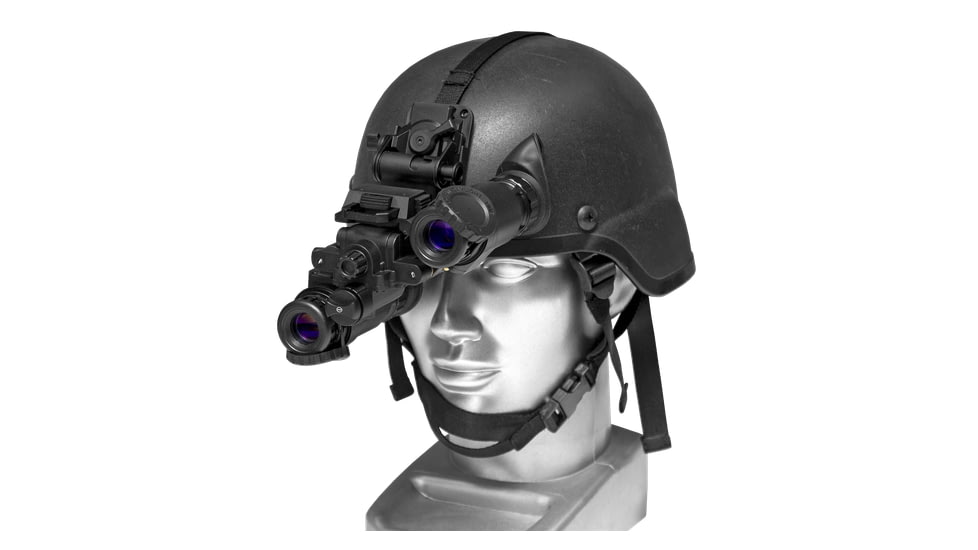 ATN PS31-2 Dual Tube Night Vision Goggle/Binocular BNVD 51 FOV, Gen 2+, 60-64lp/mm - P43 Green Phosphor, Black, NVGOPS3152G