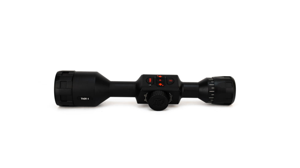 ATN ThOR 4 Thermal Smart HD Rifle Scope, 1.25-5x19mm, 30mm Tube, Black, TIWST4381A