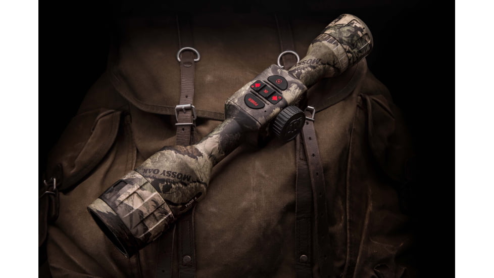 ATN ThOR 4 Thermal Smart HD Rifle Scope, 1-10x19mm, Mossy Oak Elements Terra, TIWST4641AET