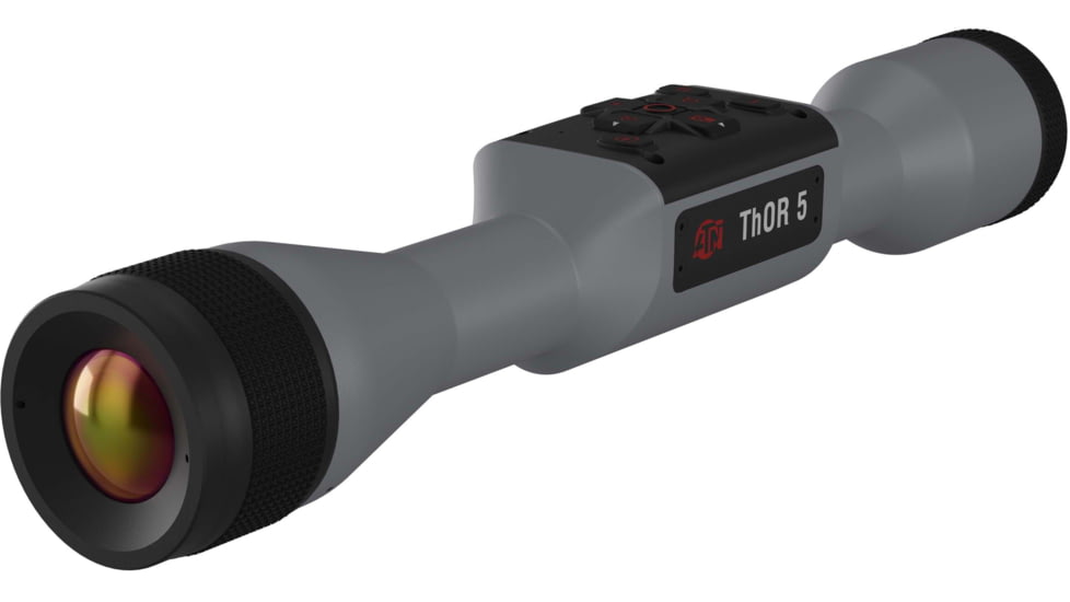 ATN Thor 5 3-24x 640x480 12 Micron Smart HD Thermal Rifle Scope, 30mm Tube w/ Gen 5 Sensor, Wolf Grey, TIWST5635AWG