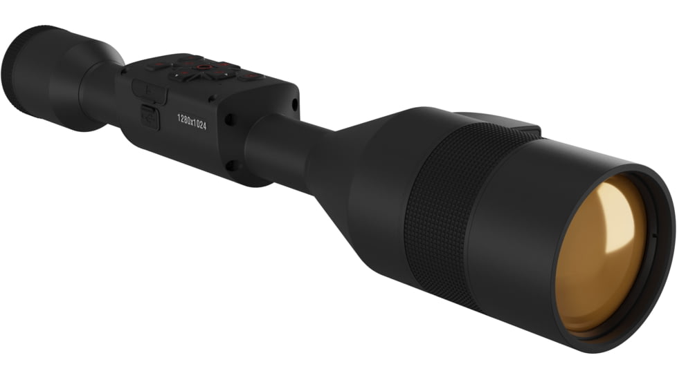 ATN Thor 5 XD LRF 3-30x 1280x1024 12 Micron Smart HD Thermal Rifle Scope, 30mm Tube w/ Xtreme Definition 1.3 Megapixel Sensor, Multiple Patterns &amp; Color Options Reticle, Black, TIWST51275LRF