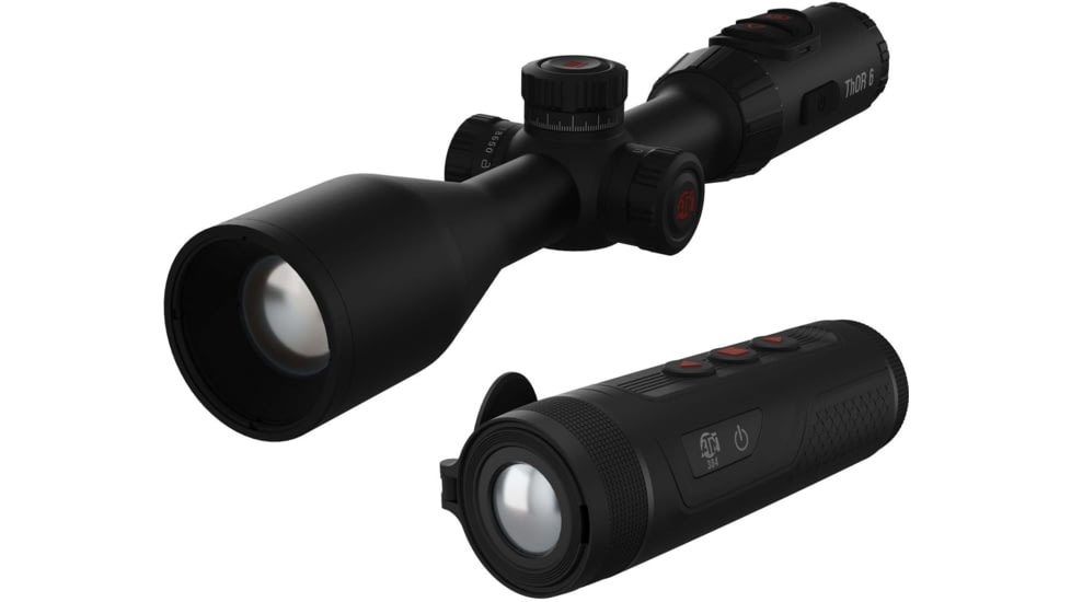 ATN ThOR 6 Elite 3.5-28x Thermal Rifle Scope and BlazeTrek 325 Thermal Monocular