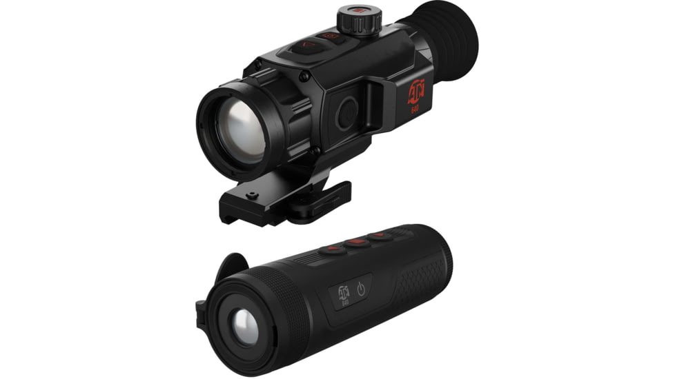 ATN ThOR 6 Mini Compact 2-16x Thermal Rifle Scope and BlazeTrek 619 Thermal Monocular