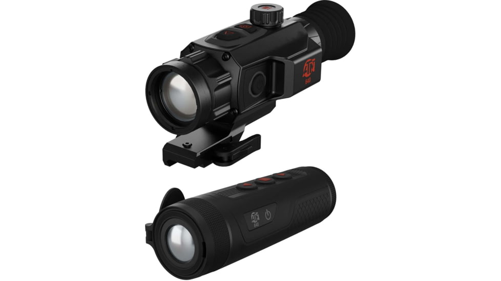 ATN ThOR 6 Mini Compact 2-16x Thermal Rifle Scope and BlazeTrek 625 Thermal Monocular