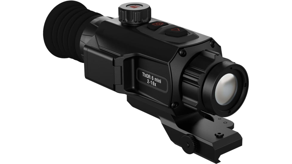 ATN ThOR 6 Mini Compact 2-16x15mm Thermal Rifle Scope, 50 Hz, 256x192, Black, TIWST6M215