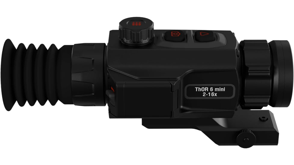ATN ThOR 6 Mini Compact 2-16x35mm Thermal Rifle Scope, 50 Hz, 640x512, Black, TIWST6M635