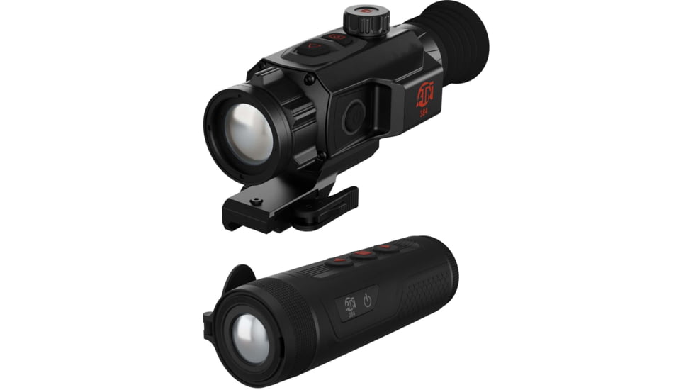 ATN ThOR 6 Mini Compact 2.5-20x Thermal Rifle Scope and BlazeTrek 325 Thermal Monocular