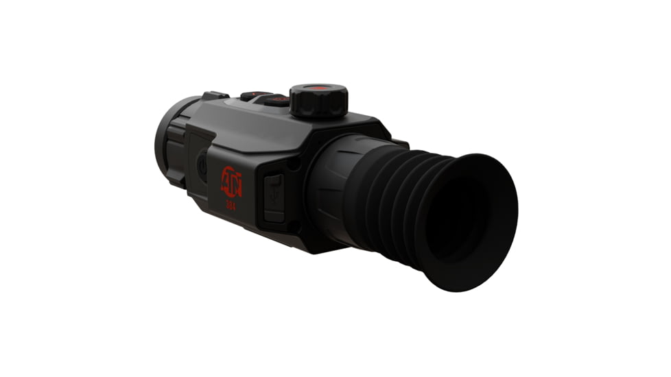 ATN ThOR 6 Mini Compact 2.5-20x25mm Thermal Rifle Scope, 50 Hz, 384x288, Black, TIWST6M325