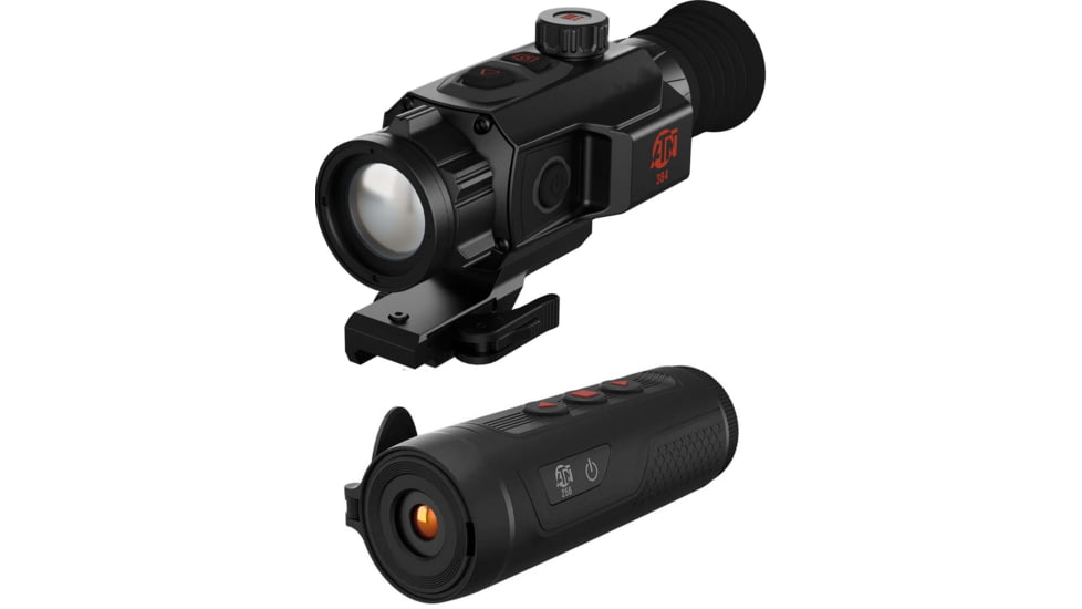 ATN ThOR 6 Mini Compact 3.5-28x Thermal Rifle Scope and BlazeSeeker 207 Thermal Monocular