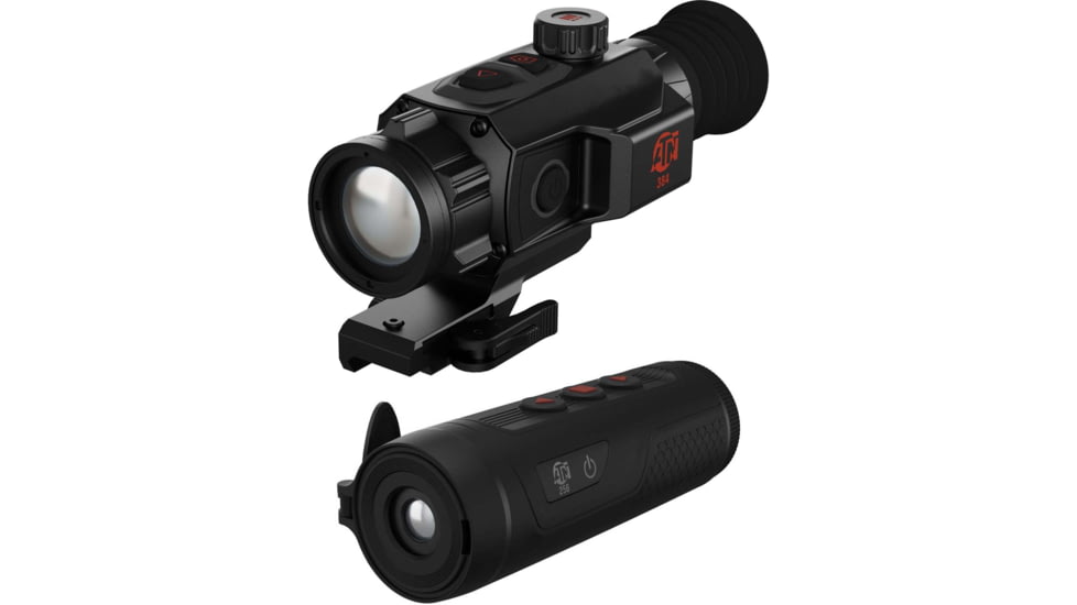 ATN ThOR 6 Mini Compact 3.5-28x Thermal Rifle Scope and BlazeSeeker 210 Thermal Monocular