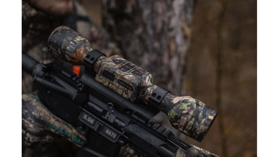 ATN ThOR LT 320 Thermal Rifle Scope, 2-4x30mm, 30mm Tube, Mossy Oak Break-Up Country, TIWSTLT319XBC