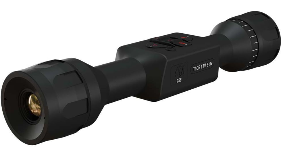 ATN THOR LTV 256 3-9x25mm Thermal Rifle Scope, 60 Hz, 256x192, Black, TIWSTLTV225X