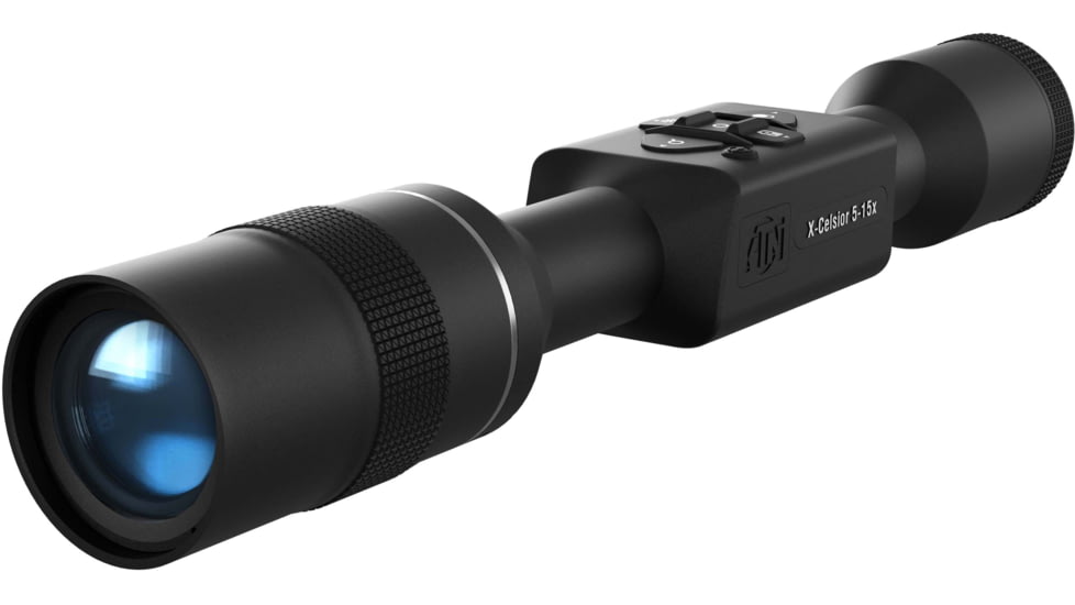 ATN X-Celsior 5-15x Hunting Night Vision Rifle Scope w/Daytime Capability, Black, DGWSXC515NV