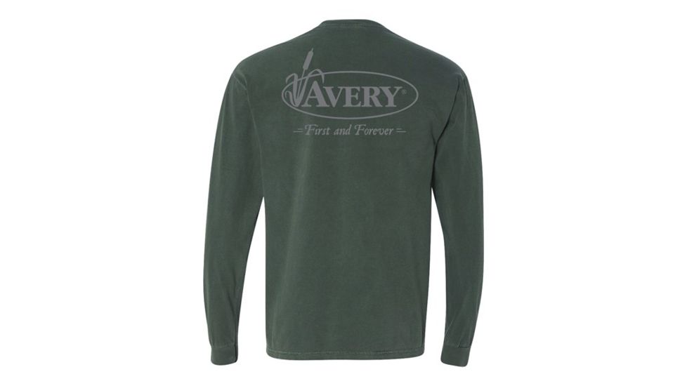 Avery Outdoors Avery Signature Long Sleeve Tee - Men's, Blue Spruce, Small 43230