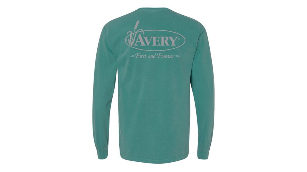 Avery Outdoors Avery Signature Long Sleeve Tee - Men's, Sea Foam, XL 43238