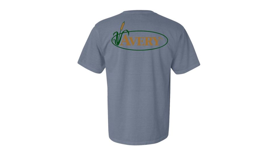 Avery Outdoors Avery Signature Short Sleeve Tee - Men's, Ice Blue, Small 43200