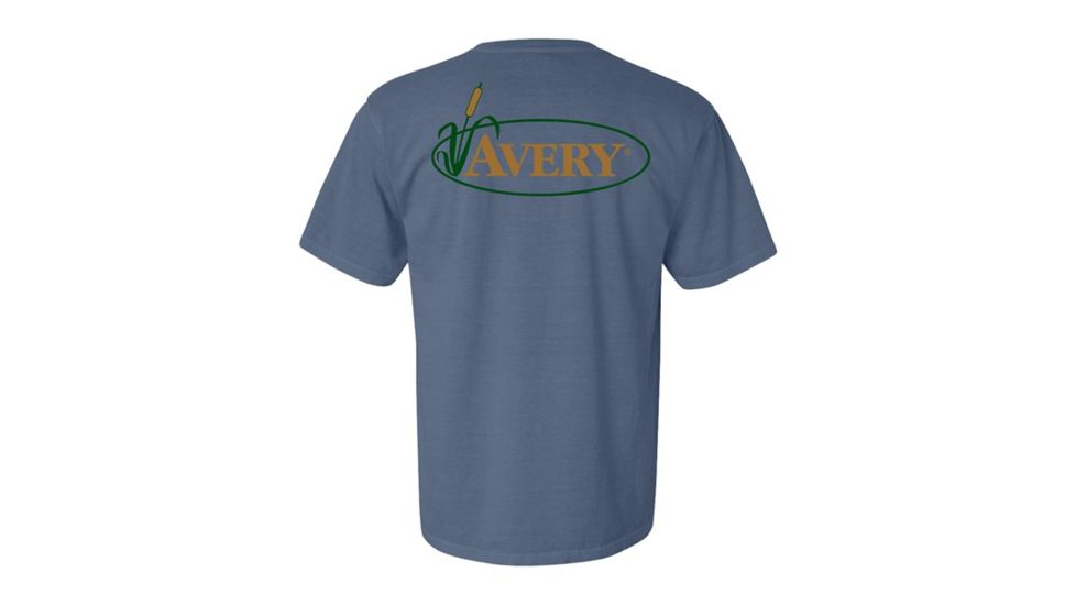Avery Outdoors Avery Signature Short Sleeve Tee - Men's, Blue Jean, Small 43205