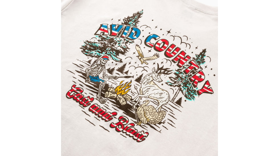 AVID Sportswear Avid Country T-Shirt - Mens, Bone, Small/Medium, MT32419BONSM