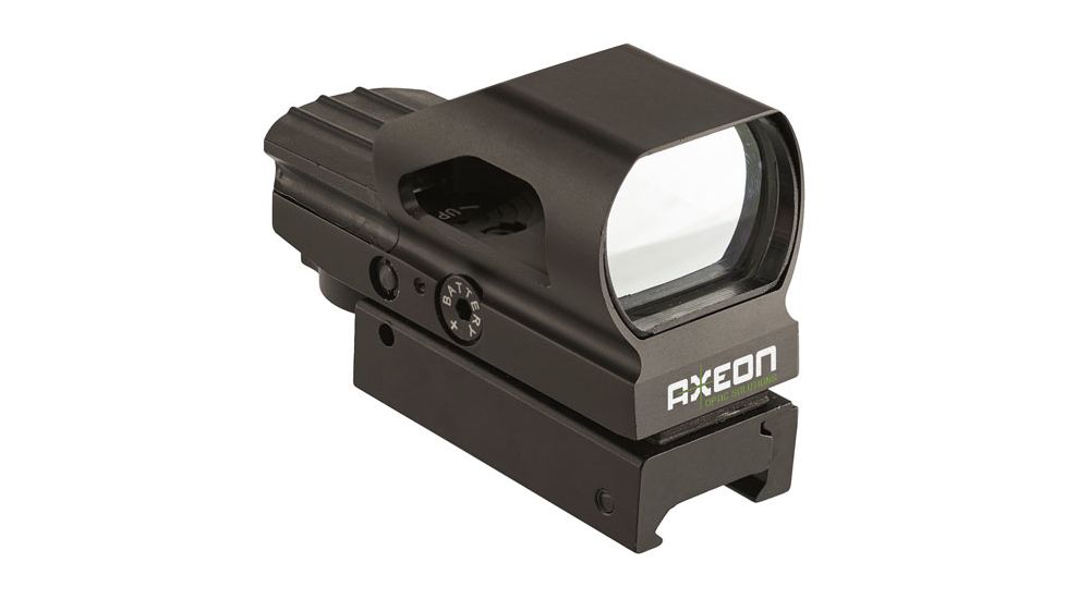 Axeon RG49 Multi Reticle Hooded Reflex Sight, 2218638