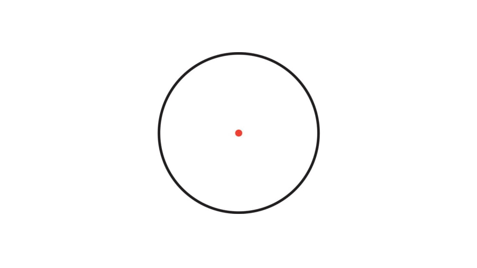 Axeon 2218667 MDSR1 W/Riser 1x 20mm 2 MOA Red Dot Black