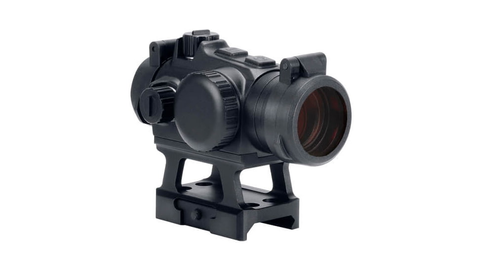 Axeon 2218667 MDSR1 W/Riser 1x 20mm 2 MOA Red Dot Black