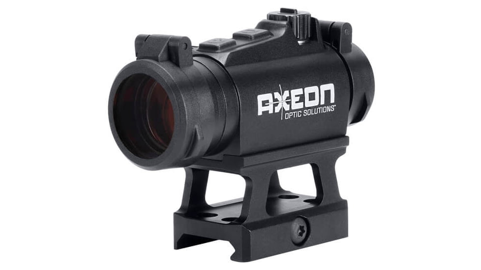 Axeon 2218667 MDSR1 W/Riser 1x 20mm 2 MOA Red Dot Black
