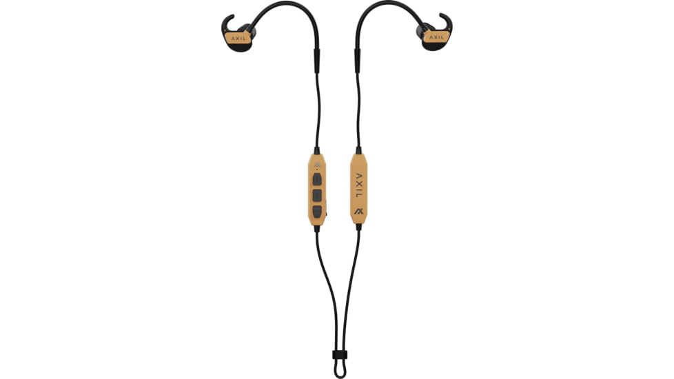 AXIL GSX 3.0 Wireless Protective Ear Plugs, 85 dB, 1 Pair, Desert Tan, GS-X 3.0 T