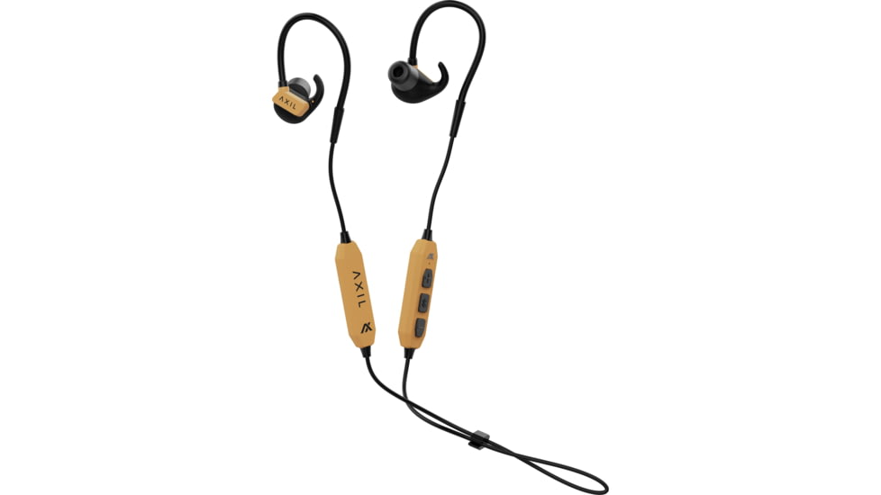 AXIL GSX 3.0 Wireless Protective Ear Plugs, 85 dB, 1 Pair, Desert Tan, GS-X 3.0 T