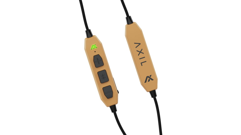 AXIL GSX 3.0 Wireless Protective Ear Plugs, 85 dB, 1 Pair, Desert Tan, GS-X 3.0 T