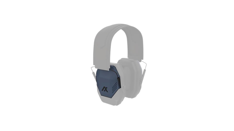 AXIL MX Plate Hearing Protection Accessory, 1 Set, Slate Blue, MXPLTB