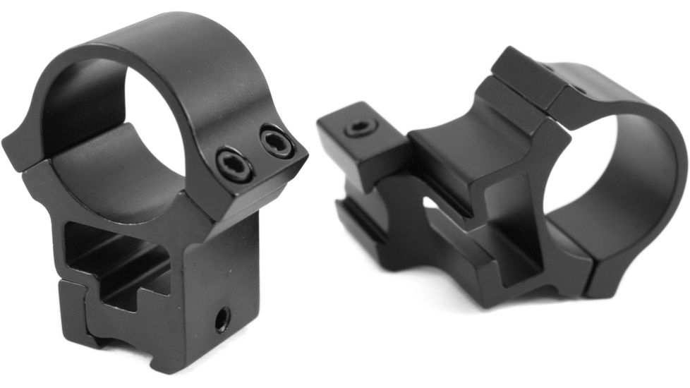 B-Square Sport Utility 1in .22 Rimfire/Airgun Extension Rings - High, Black 26056