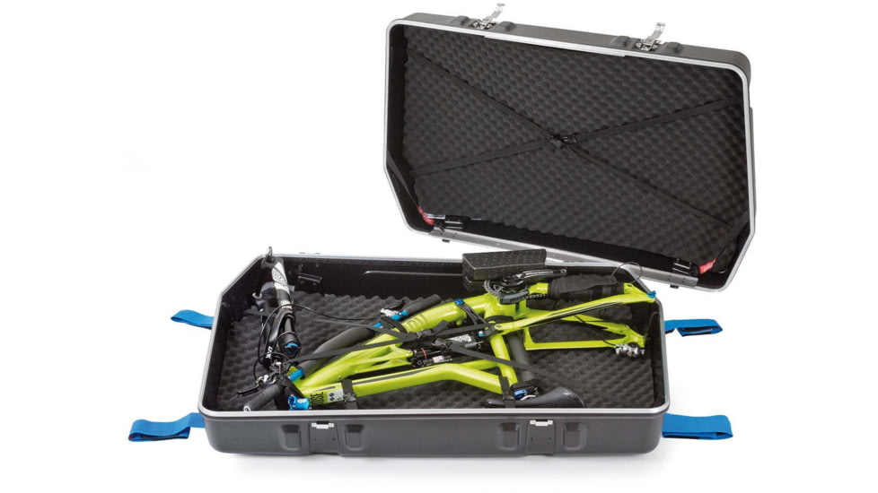 B&amp;W International Bike Case II Protective Bike Case, 53x34.6x13.6in, Large, Black, 96600