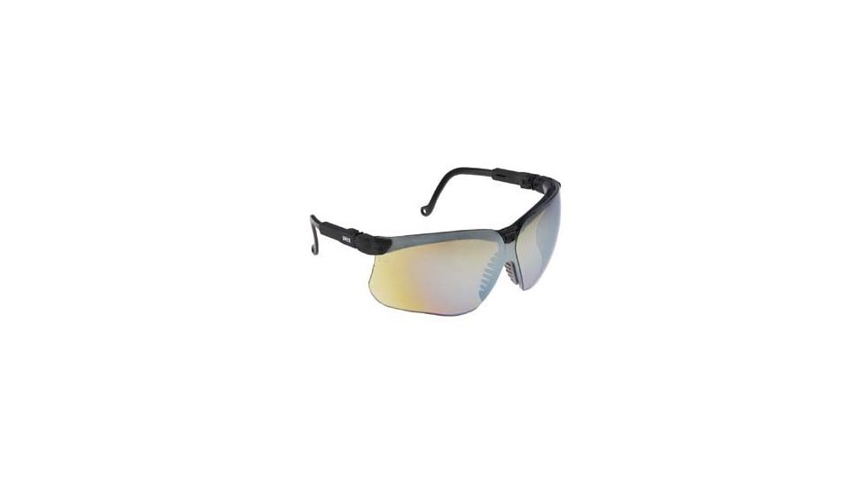 Bacou-Dalloz Uvex Genesis Protective Eyewear, Bacou-Dalloz S3203 Black Frame