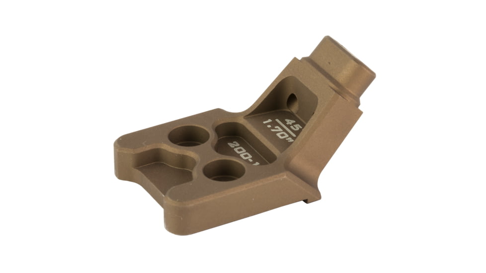 Badger Ordnance Condition One J-Arm 45degrees Mount, 1.7in, Tan, 200-10