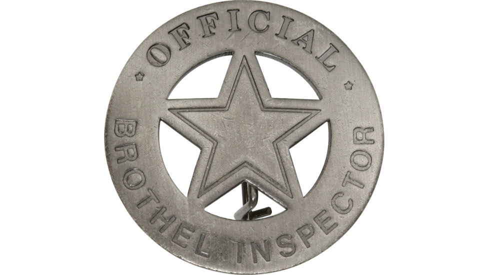 Badges Of The Old West Official Brothel Inspector