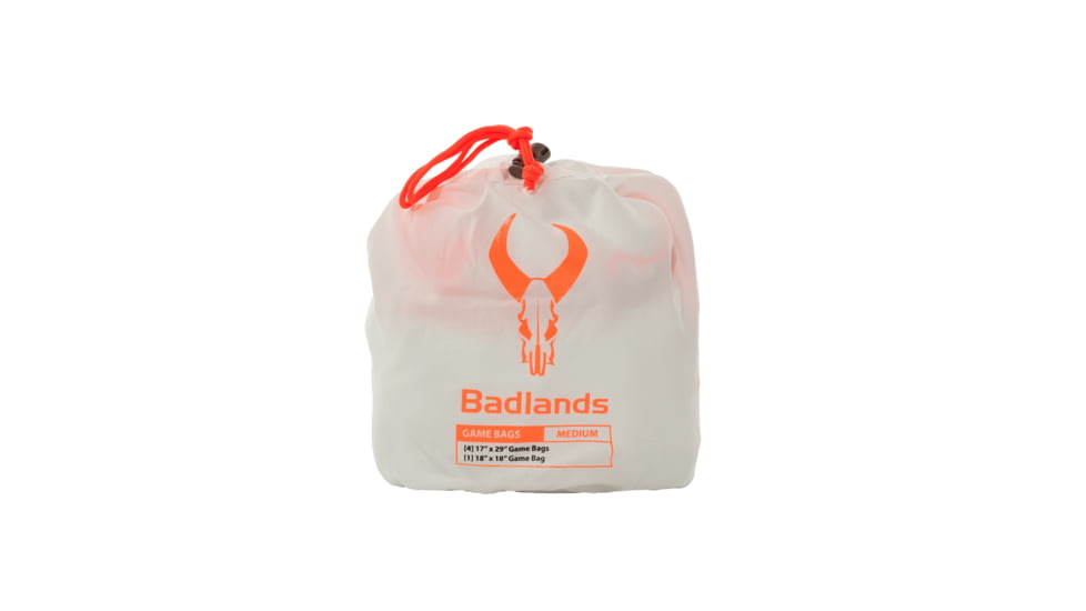 Badlands Game Bags 5 Pack, White, Medium, 21-41604