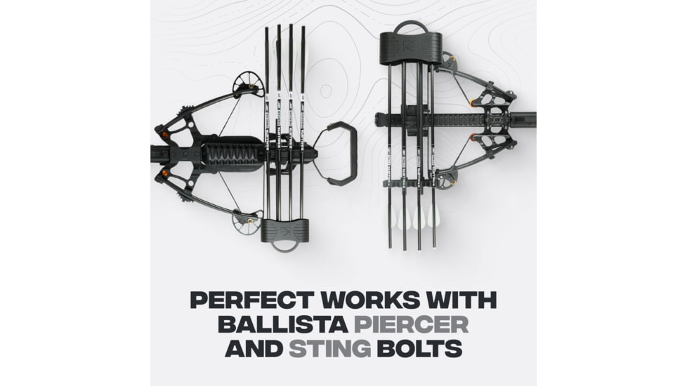 Ballista Compact 4-Arrow Crossbow Quiver, Universal, BAL-AC-20