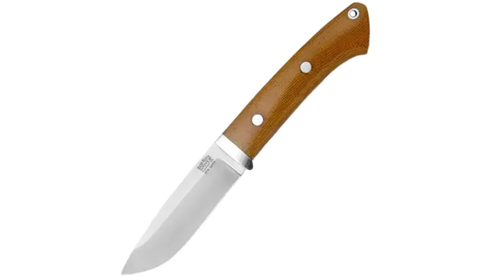 Bark River Classic Drop Point Hunter Nat Fixed Blade Knife, 02176MNC