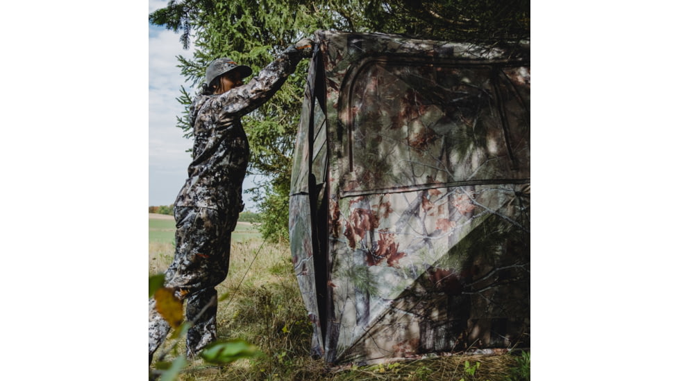 Barronett Blinds Beast Hub Blind, Backwoods Camo, BE650BW