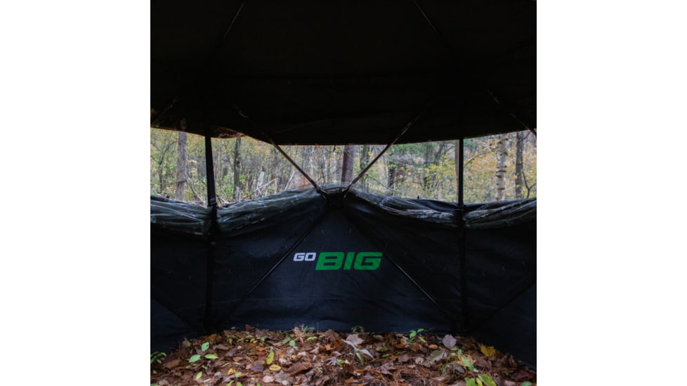 Barronett Blinds Ox 5, Portable Hunting Blind, Durable OxHide Fabric, Panoramic Shooting Window, Crater Harvest, 72in x 96in x 96in, BX550CH, Crater Harvest, 72in x 96in x 96in, BX550CH